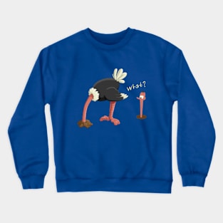 Funny Ostrich. Crewneck Sweatshirt